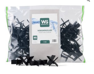 WS Voegkruisjes 3mm zwart A. van Elk BV